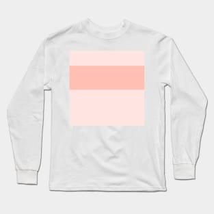 An incredible blend of Fresh Air, Soft Blue, Baby Pink, Misty Rose and Melon stripes. Long Sleeve T-Shirt